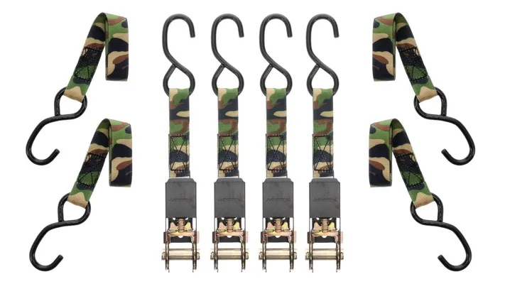 Muddy Ratchet Straps Camo 1x8  4-Pack