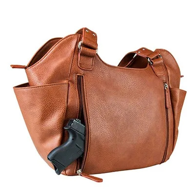 NcStar VISM Concealed Carry Hobo Bag Brown Large