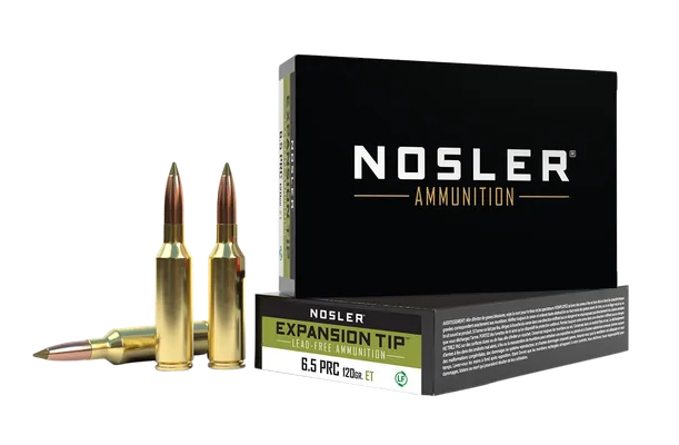 Nosler E-Tip Brass 6.5 PRC 120 Grain 20-Rounds Spitzer E-Tip Lead-Free