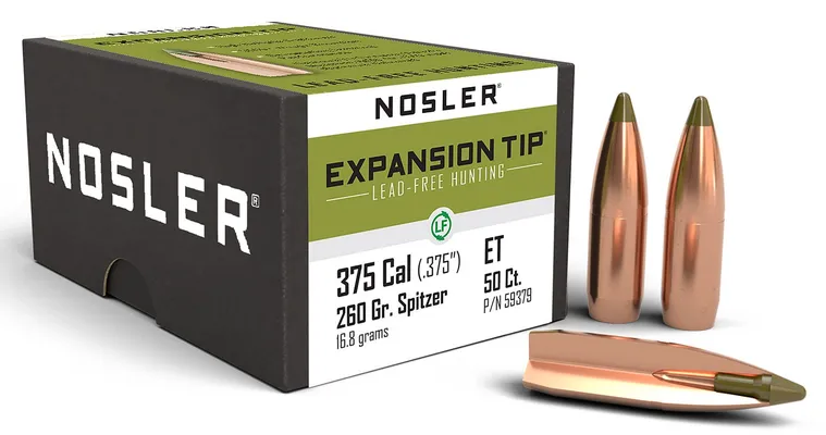 Nosler E-Tip .375 Caliber / .375 260 Grain 50-Count SBT
