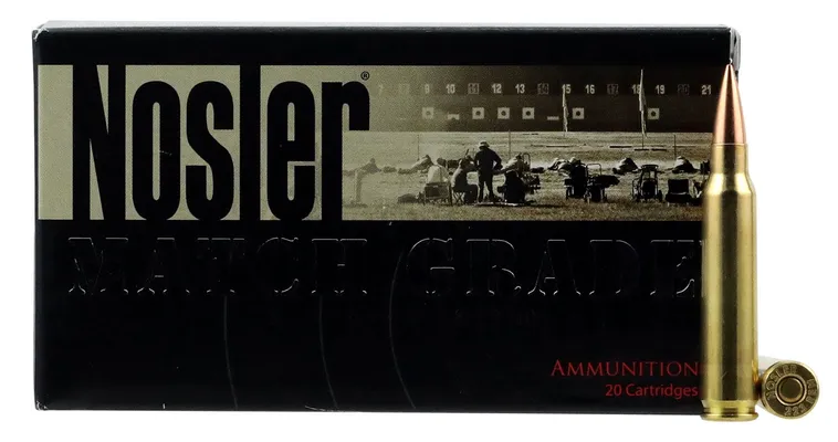 Nosler Match Grade RDF Brass .223 Rem 70-Grain 20-Rounds HPBT