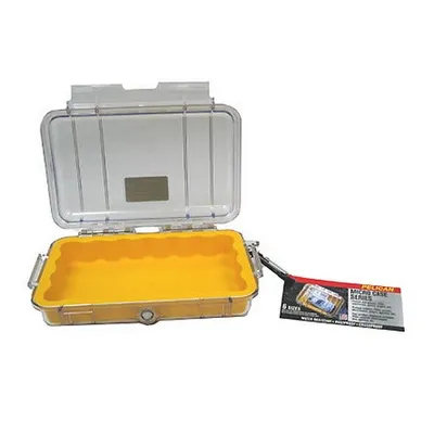 Pelican Micro Case Clear Top Yellow