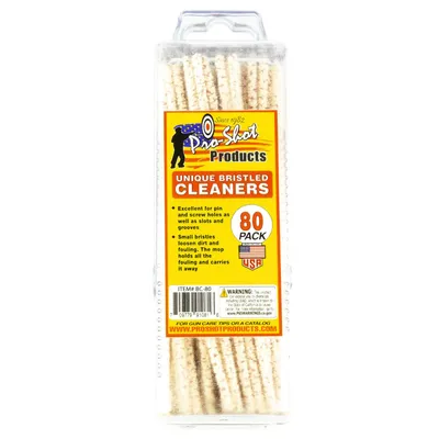 Pro-Shot Products Bristled Cleaner Brush Bronze 6 80-Pack