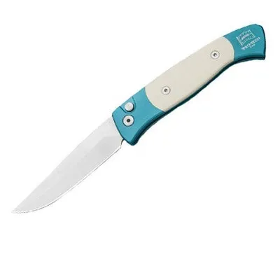 ProTech Knives Brend 2 Teal Automatic Knife - 2.9 Plain Clip Point Blade