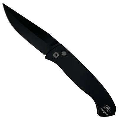 ProTech Knives Brend 3 Automatic Knife - 3.75 Plain Black Clip Point Blade