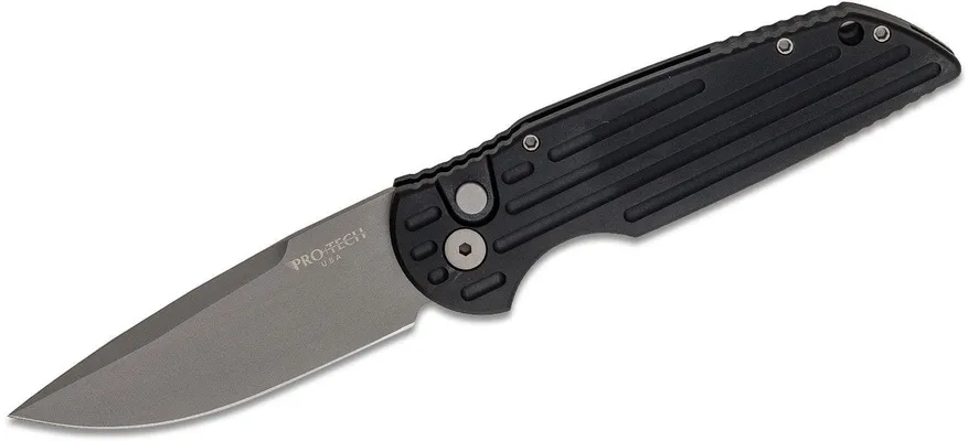 ProTech Knives TR-3 Automatic Knife - 3.5 Plain Drop Point Blade