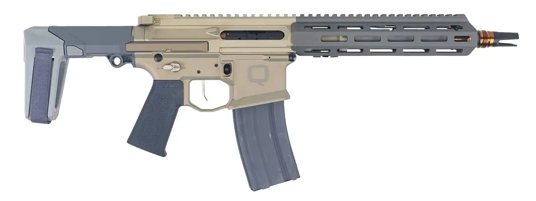 Q Honey Badger Flat Dark Earth 5.56 10 Barrel 30-Rounds w/ Brace