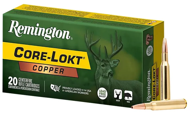 Remington Core-Lokt Copper Brass .243 Win 85 Grain 20-Rounds CHP