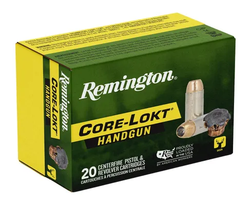 Remington Core-Lokt Handgun Nickel .44 Mag 240 Grain 20-Rounds JHP