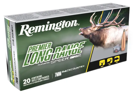 Remington Premier Long Range 7mm Backcountry 175 Grain 20-Rounds Speer Impact