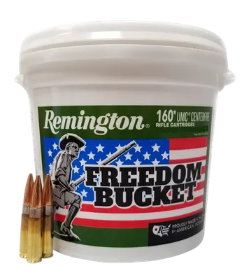 Remington UMC Freedom Bucket Bulk .300 AAC Blackout 150 Grain 160-Rounds FMJ