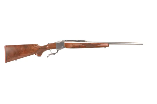 Ruger No. 1 Sporter Stainless / High Grade Walnut 6.5 PRC 24 Barrel 1-Rounds