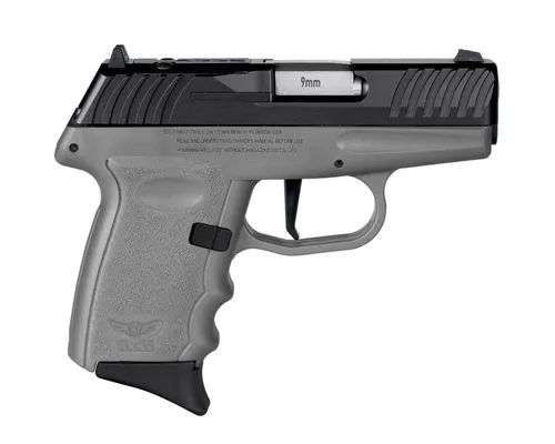 SCCY DVG-1 RDR Gray Frame/Black Slide 9mm 3.1a  Barrel 10-Rounds