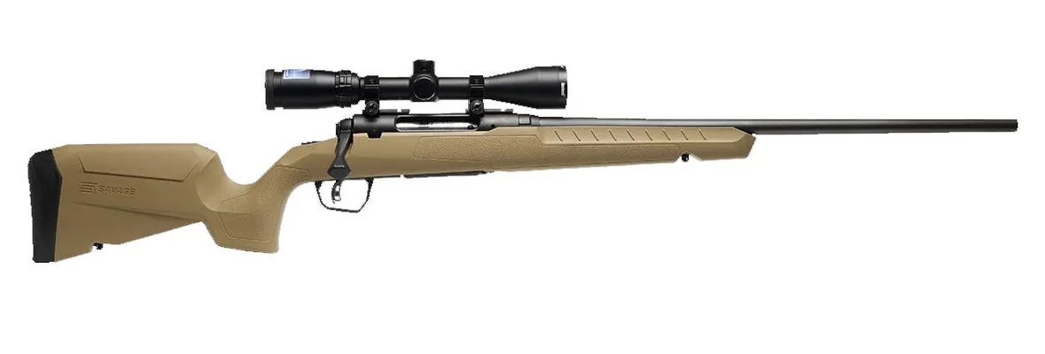 Savage Axis 2 XP Flat Dark Earth .308 Win 20 Barrel 4-Rounds w/ Bushnell Banner 3-9x40