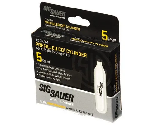 Sig Sauer CO2 12gram Clynders 5 Pack