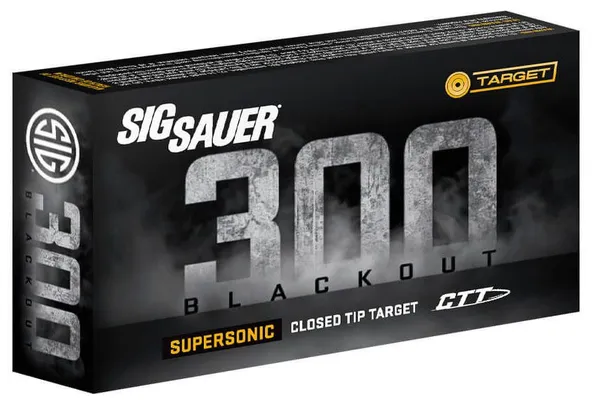 Sig Sauer Supersonic CTT Brass .300 AAC Blackout 125 Grain 20-Rounds FMJ