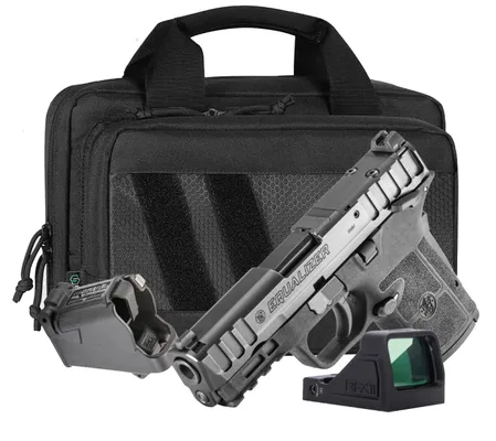 Smith and Wesson Equalizer 9mm 3.6 Barrel 15-Rounds w/ 3 Mags  Viridian RFX11 Green Dot