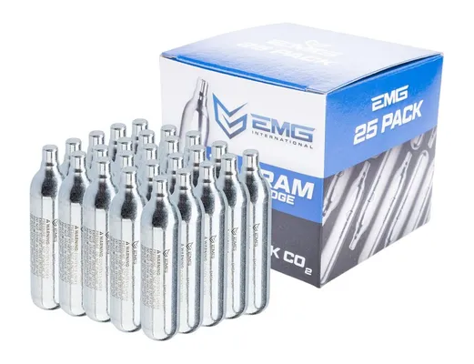 Softair EMG CO2 Cartridge Cartridges 12-Gram 25-Count