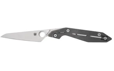 Spyderco NAND Gray Titanium 3.19 Wharncliffe Blade