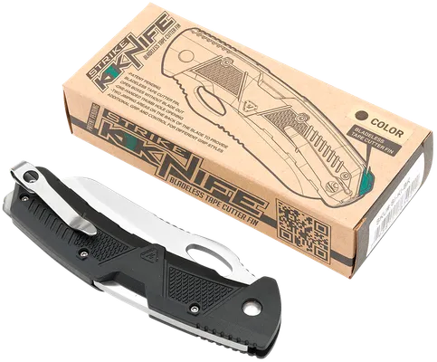 Strike Industries K1 Folding Knife 3.51 Plain Drop Point Blade