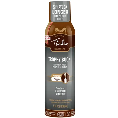 Tinks Trophy Buck Fogger Deer Attractant Buck Urine Scent 5 oz Spray