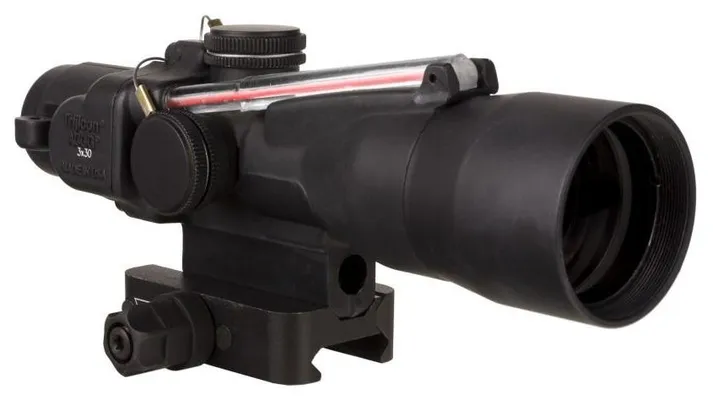 Trijicon Compact ACOG 3x30 Rifle Scope Illuminated Red Crosshair .308/168gr. w/ Mount