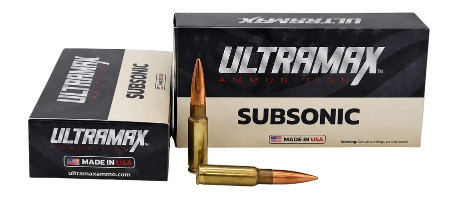 Ultramax Subsonic .338 ARC 300 Grain 20-Rounds HPBTM