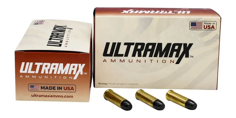Ultramax Train & Defend .44 Rem Mag 240 Grain 50-Rounds Precision Plated Flat Point