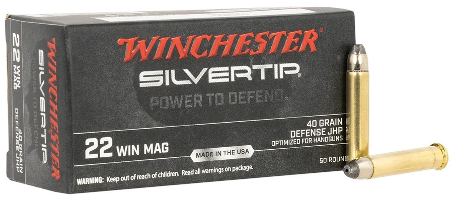 Winchester Silvertip Brass .22 Mag 40 Grain 50-Rounds SHP