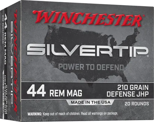 Winchester Silvertip .44 Mag 210 Grain 20-Rounds JHP