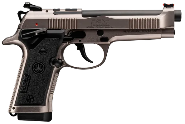 Beretta 92X Performance Defensive Gray 9mm 4.9 Barrel 10-Rounds Fiber Optic Sights