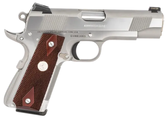 Colt Firearms Combat Commander Elite Stainless .45 ACP 4.25 Barrel 8-Rounds