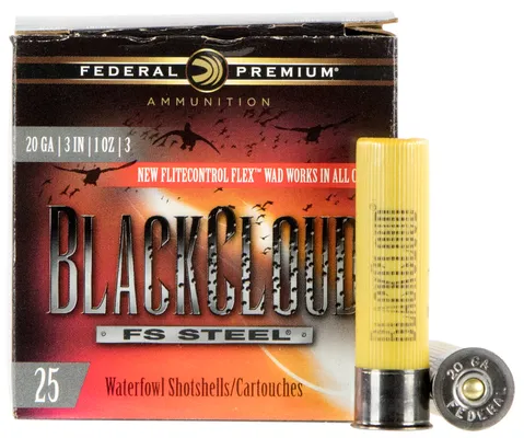 Federal Premium Black Cloud FS 20 GA #3-Shot 25-Rounds 3