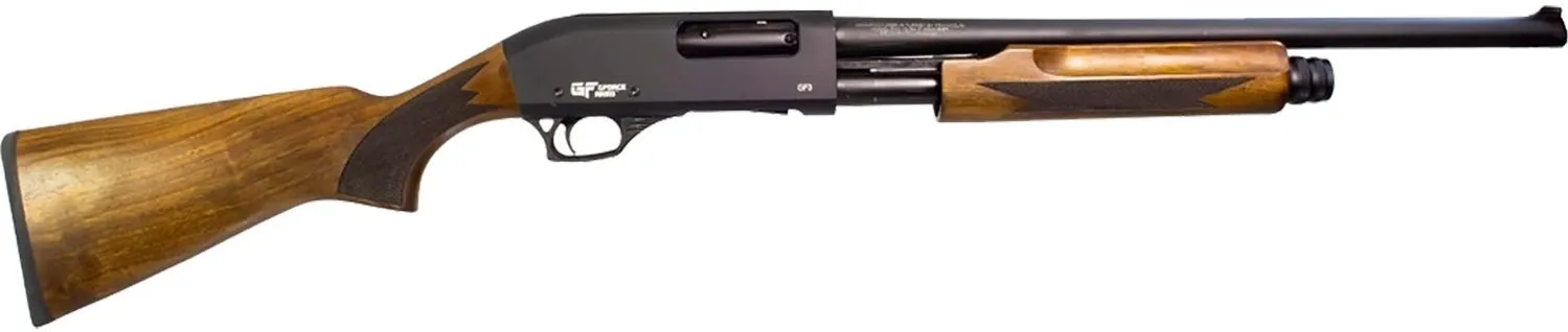 G-Force GF3P Turkish Walnut/Black 12 GA 20 Barrel 3-Chamber 4-Rounds
