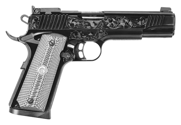 EAA Corp Girsan MC1911 Match Lux .45 ACP 5 Barrel 8-Rounds Engraved
