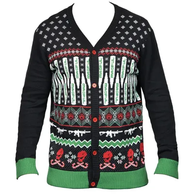 Magpul Krampus Ugly Christmas Sweater Black / Green Large