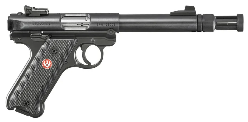 Ruger Mark IV Target .22 LR 5.5 Barrel 10-Rounds Flash Suppressor