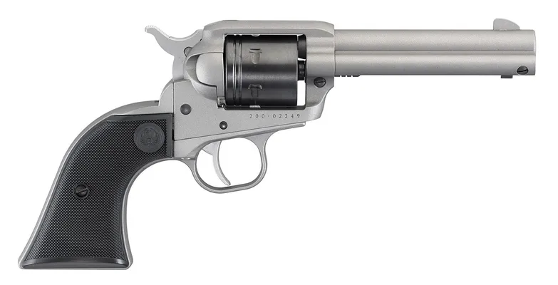Ruger Wrangler Single-Action Revolver Silver .22 LR 4.62 Barrel 6-Rounds