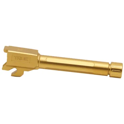 True Precision Replacement Barrel Gold 9mm Threaded for Sig P320 X-Compact