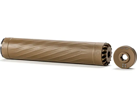 ANECHOIC Anechox 30L Flat Dark Earth .30 Caliber Includes 5/8X24 Direct Thread Mount