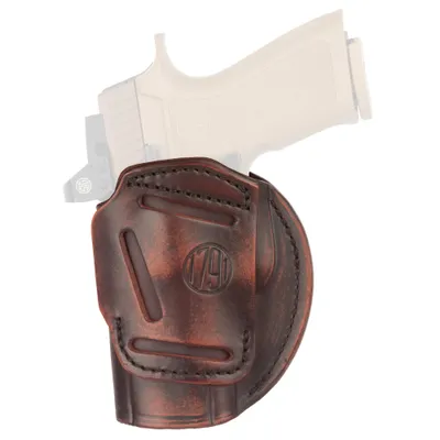 1791 4 Way Right Hand IWB/OWB Holster, Size 6 Brown Leather  - 4WH6VTGR