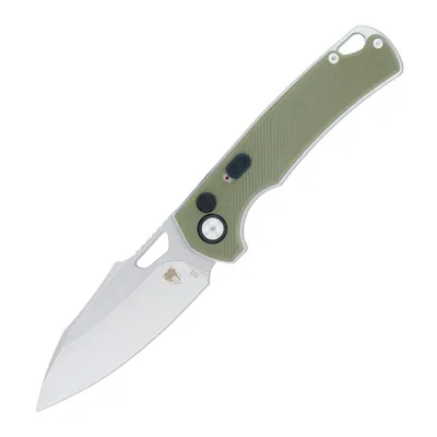 CobraTec Knives Wolverine Folding Clip Point Knife, OD Green - CTWOLAUTOODG