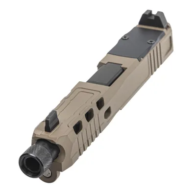 PSA Dagger Complete SWRV2 RMR Slide Assembly With Threaded Barrel, Flat Dark Earth
