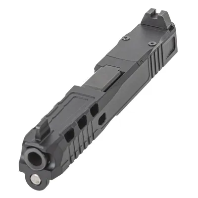 PSA Dagger Complete SWRV2 RMR Slide Assembly With Non-Threaded Barrel, Black