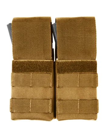 Rothco Molle Double M16 Mag Pouch With Inserts - Coyote Brown